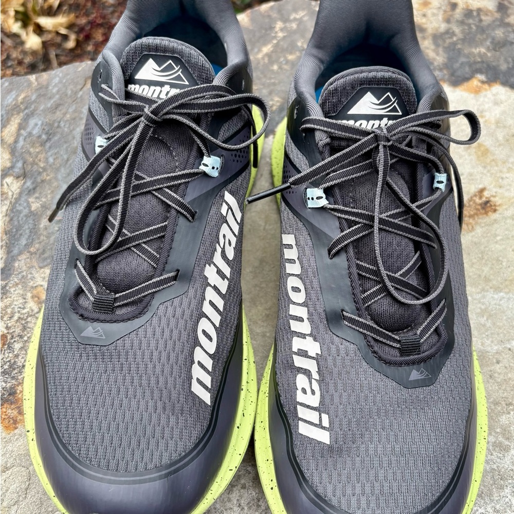 Columbia Montrail Gray and Lime Athletic Shoes